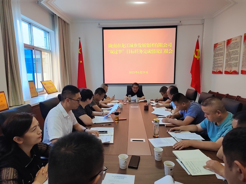 【“三抓三促”行動進(jìn)行時】市龍江城鄉(xiāng)集團(tuán)召開“雙過半”目標(biāo)任務(wù)完成情況匯報(bào)會